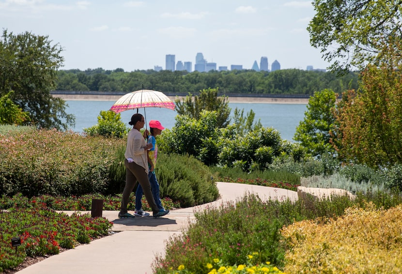 At the Dallas Arboretum, you can stroll the gardens and view the Dallas skyline for the...