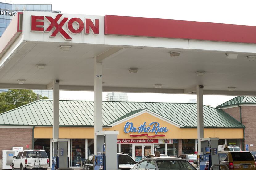  An ExxonMobil gas station in Dallas. (The Dallas Morning News file photo)