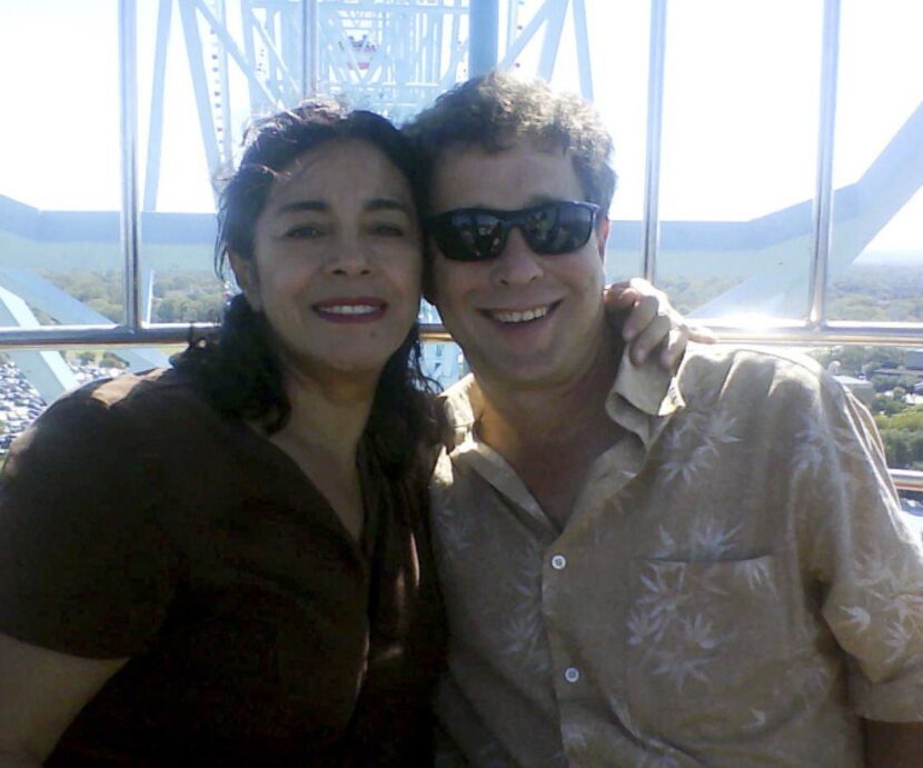 Teatro Dallas co-founders Cora Cardona and Jeff Hurst at the State Fair of Texas.


