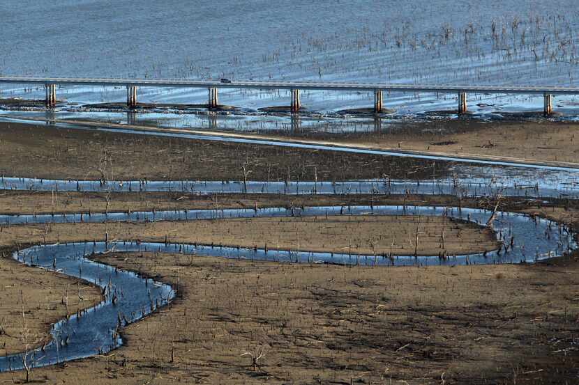 Lavon Lake was only 52 percent full on Jan. 20. The lake is the main reservoir for the North...