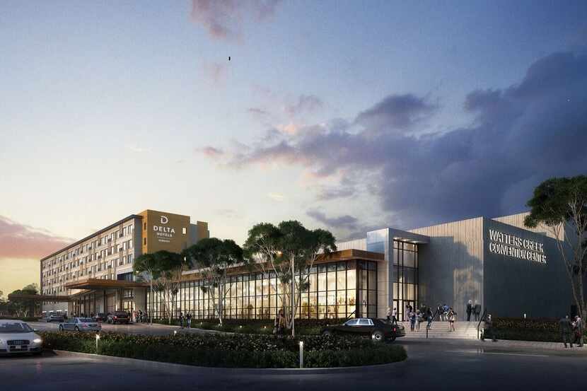 The new Allen Convention Center with a 300-room Marriott Hotel will open in late 2018.