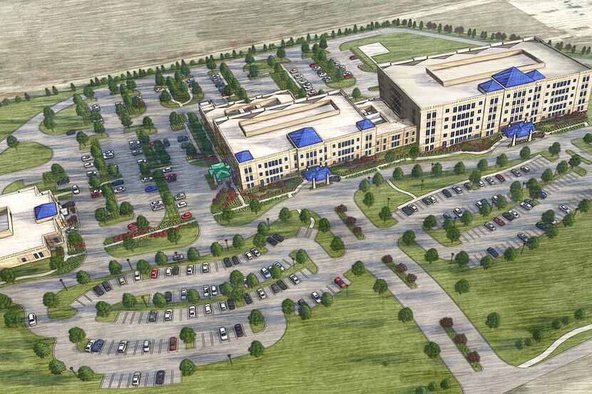 Cook Children's Health Care System's planned hospital is in the Windsong Ranch development...