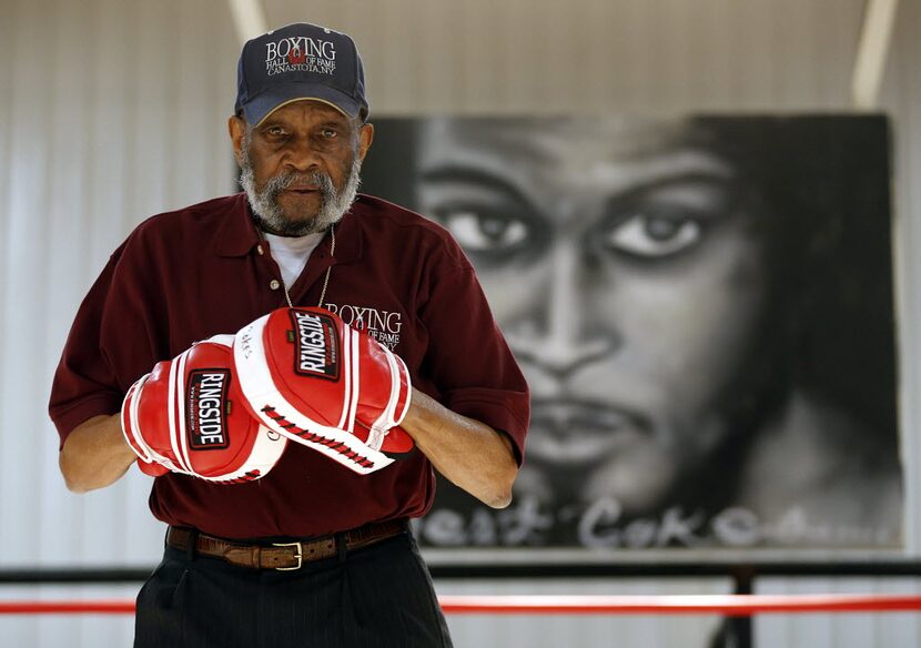 Longtime boxing trainer and former welterweight champion Curtis Cokes was on hand for the...