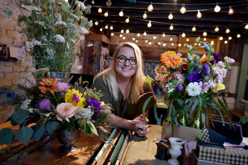Sonya Eudaley is the co-owner of Dirt Flowers in the Bishop Arts District.