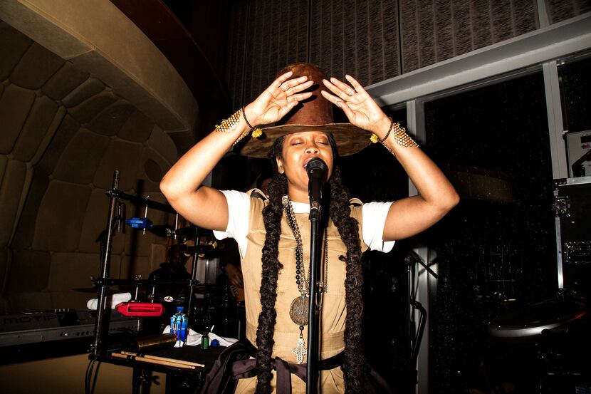Erykah Badu in New York in September at a fashion week kickoff party at the Top of the...