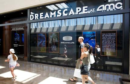 Dreamscape's storefront is at NorthPark Center in Dallas, on the second floor between Neiman...