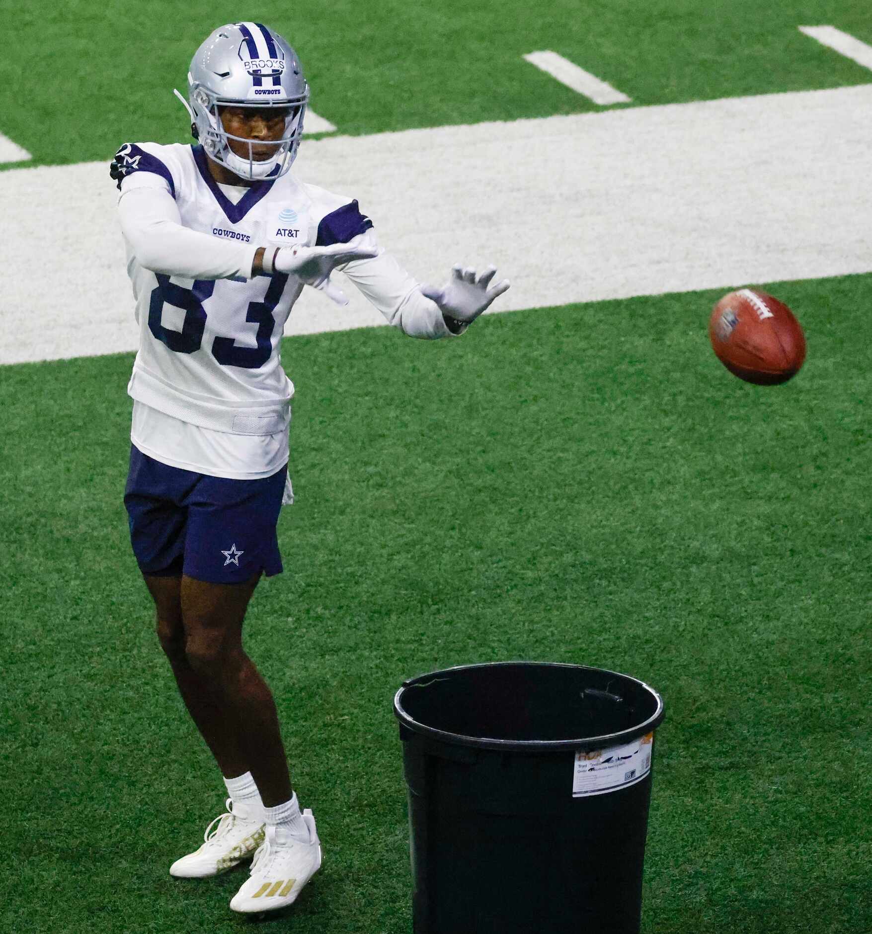 Dallas Cowboys wide receiver Antonio Callaway takes part in Dallas Cowboys OTA practice on...
