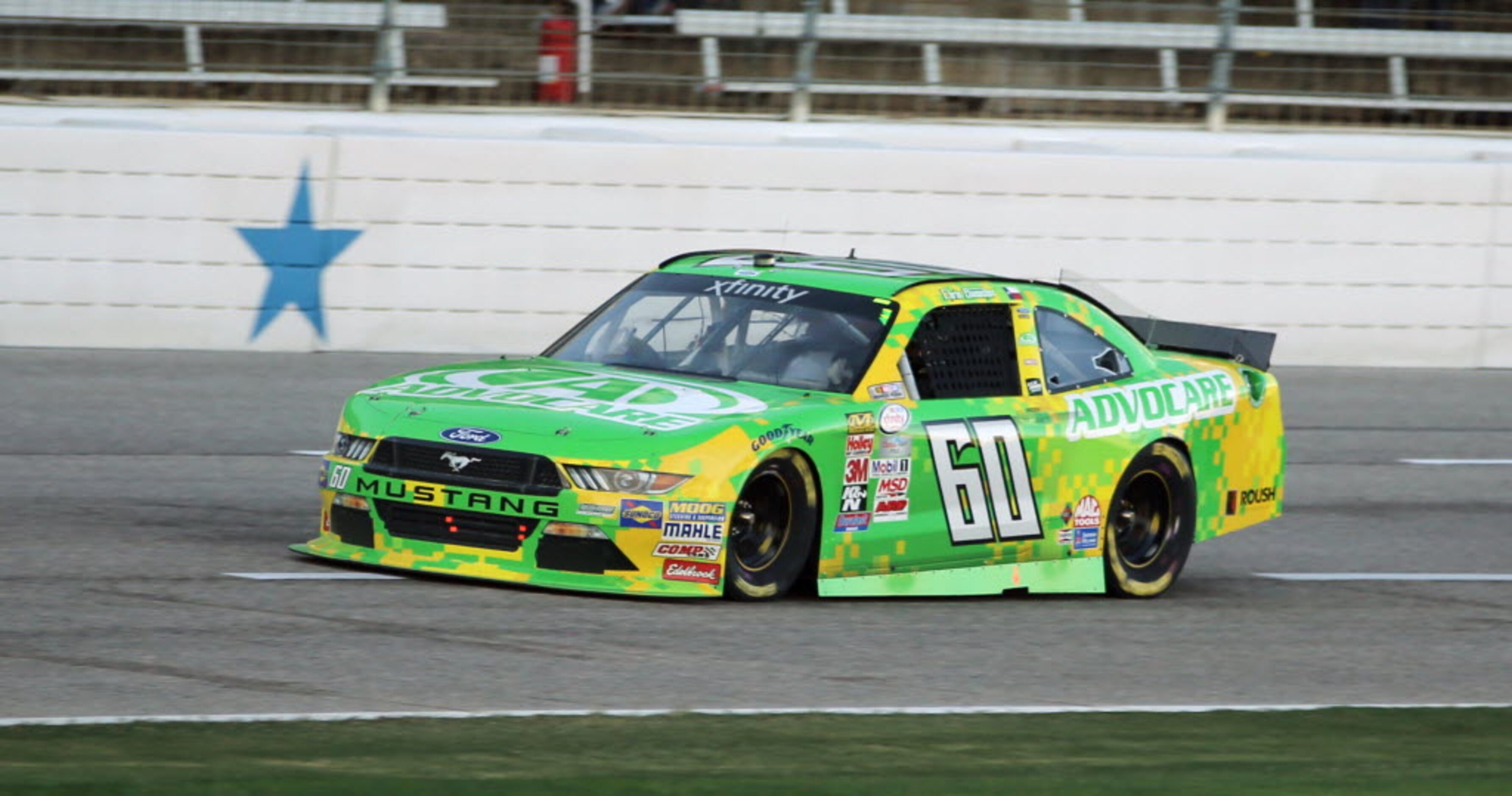 Chris Buescher (60) during the NASCAR XFINITY SERIES 11th Annual O'Reilly Auto Parts...