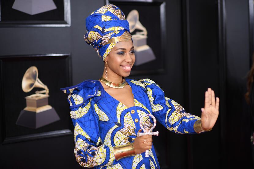 Recording Artist Jazzmeia Horn attends the 60th Annual GRAMMY Awards at Madison Square...