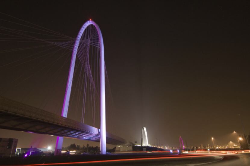 We're not in Dallas anymore: Santiago Calatrava's three-span bridge in Reggio Emilia, Italy,...