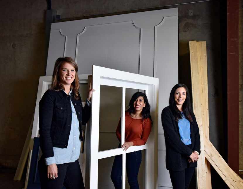 From left:Austin Dupree,Vicky Sanz and Lauren Smart pose for a portrait during a planning...