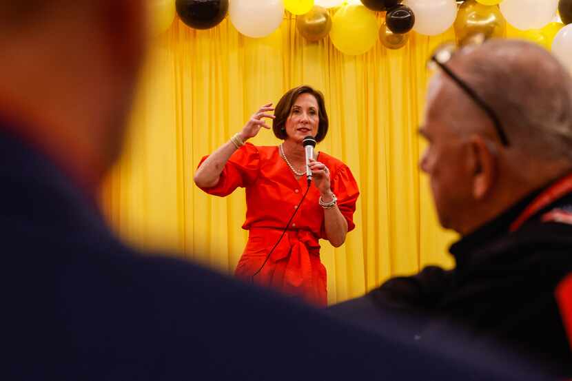 Texas State Senator Lois W. Kolkhorst during an event as part of the 2022 Republican Party...