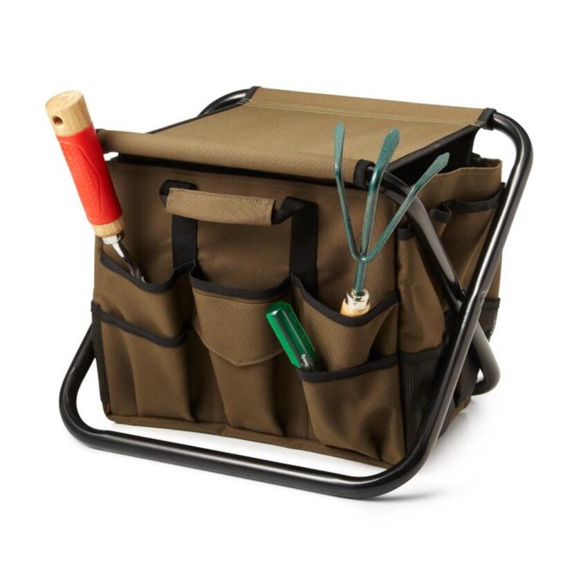 
Both a tool bag and a folding chair, this versatile seat allows Dad to garden in comfort...