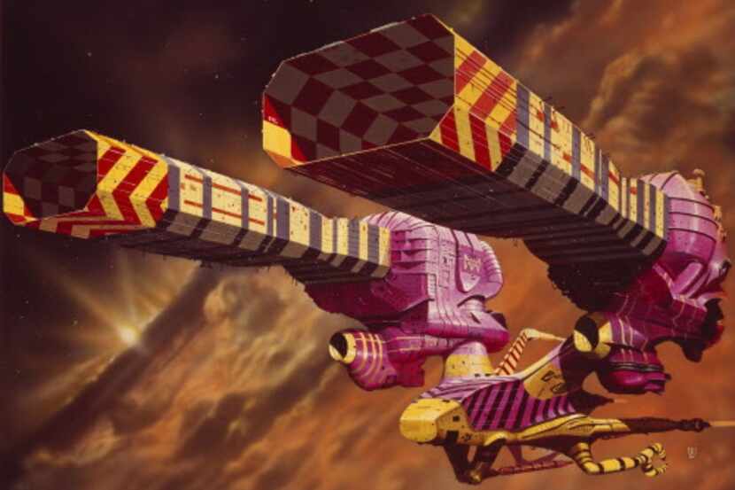 Una de las ilustraciones de Moebius para Dune, la película que Jodorowsky nunca pudo hacer.