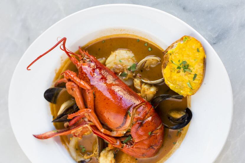 Bouillabaisse at Toulouse Cafe and Bar in Dallas