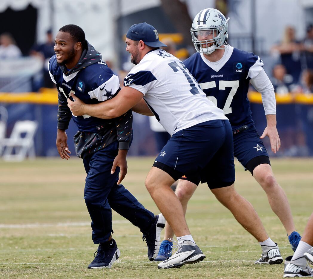 Cowboys' practice focus shifted when Rico Dowdle, Aaron Shampklin landed in  COVID protocol