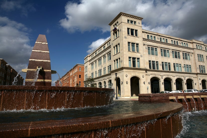 The mixed-use Frisco Square development is almost 20 years old.