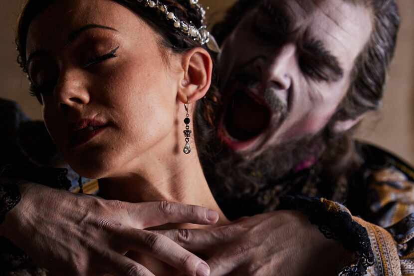 Alexandra F. Light and Carl Coomer star in Texas Ballet Theater's "Dracula." The show runs...