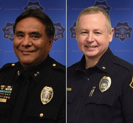 Eddie Salame (left) will be replaced as chief by Mike Hamlin.