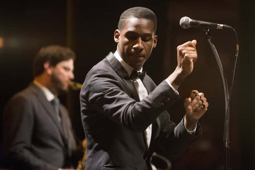 Leon Bridges performs at the Majestic Theater in Dallas, Texas on November 14, 2015. (Robert...