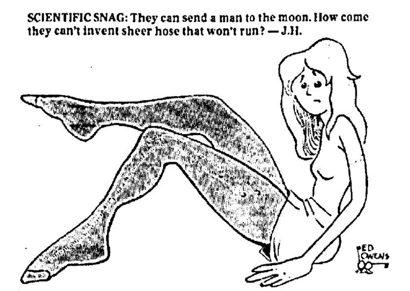 Illustration from the October 25, 1977 edition of Line One