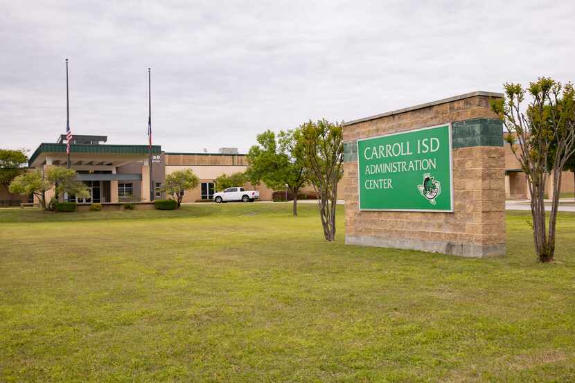 The Carroll ISD Administration Center photographed on Wednesday, April 21, 2021, in Southlake.