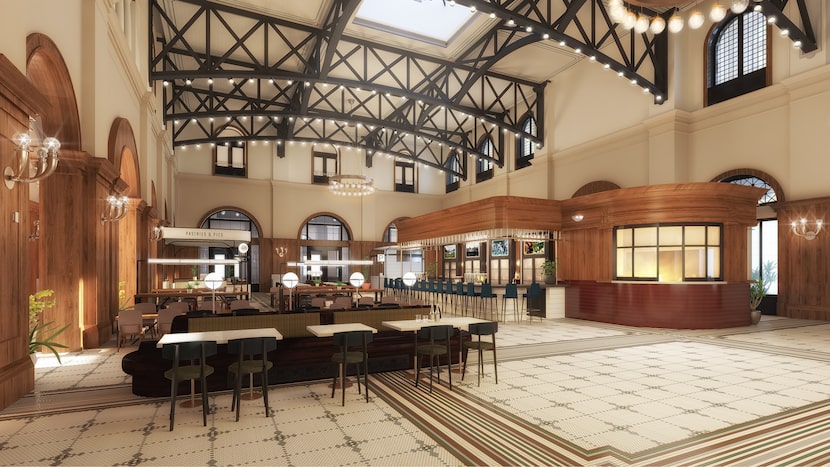 The Hotel Vin's food hall in Grapevine, Harvest Hall, is split into three rooms. The two...