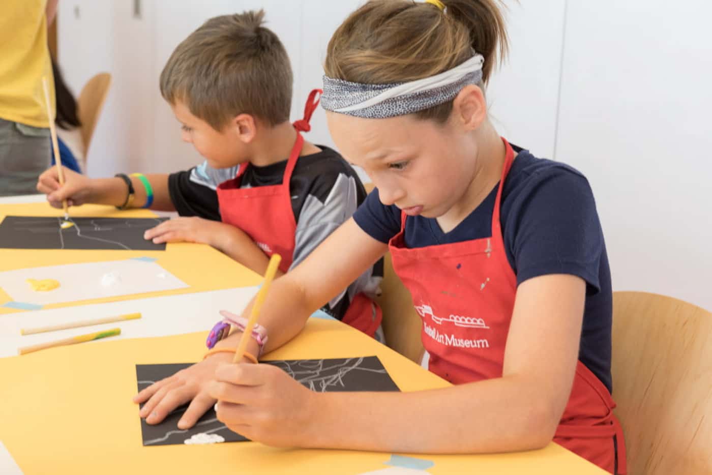 Kimbell Kids Drop-In Studio introduces children 12 and younger and their adult companions to...