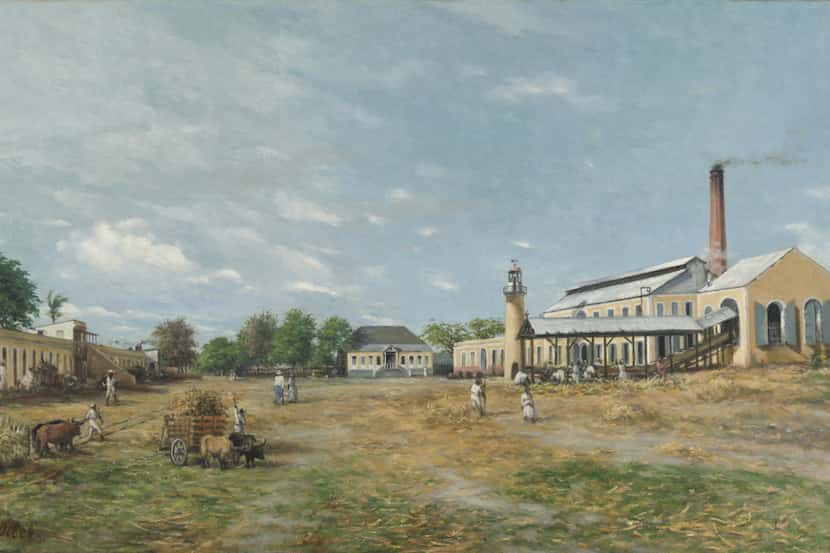 Hacienda La Fortuna  by Francisco Oller is included in an exhibition at the Blanton Museum...
