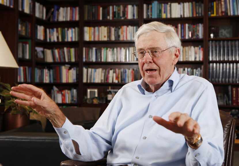 The company owned by Charles Koch, above, and his brother, David, has said the border...