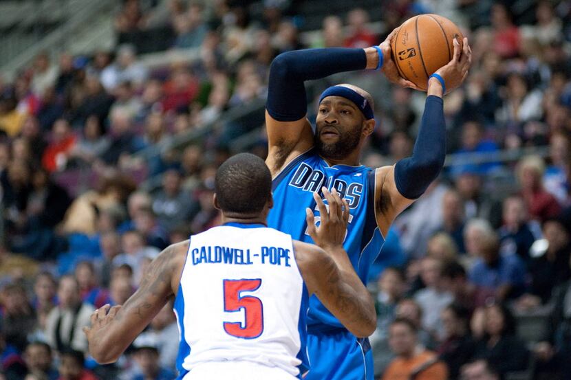 Feb 22, 2014; Auburn Hills, MI, USA; Detroit Pistons shooting guard Kentavious Caldwell-Pope...
