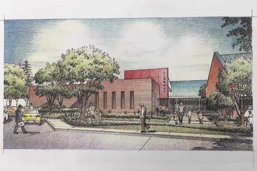 Renderings of the community center the Pilipino American Community Endeavor is trying to...
