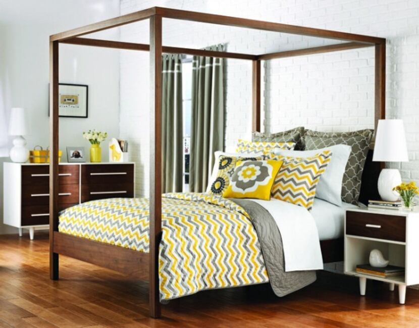 Happy Chic by Jonathan Adler Lola bedding is $120 to $160. Furniture at jcp.com.