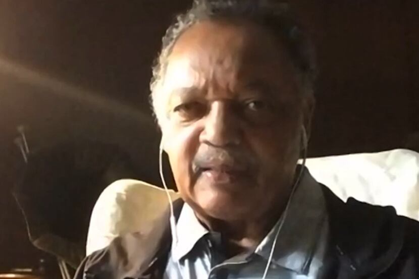 Rev. Jesse Jackson joined local civil rights and other faith leaders in a virtual press...