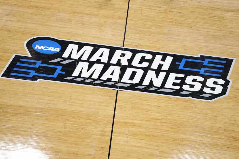 SALT LAKE CITY, UTAH - MARCH 20:  A general view of a 'March Madness' logo is seen during...