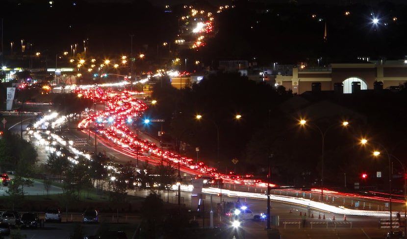 Traffic leaving both a Texas Rangers baseball game and a Tim McGraw headlined Super Bowl XLV...