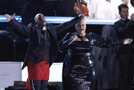 D-FW gospel singer Tamela Mann, after winning a Grammy, performed with Chance the Rapper...