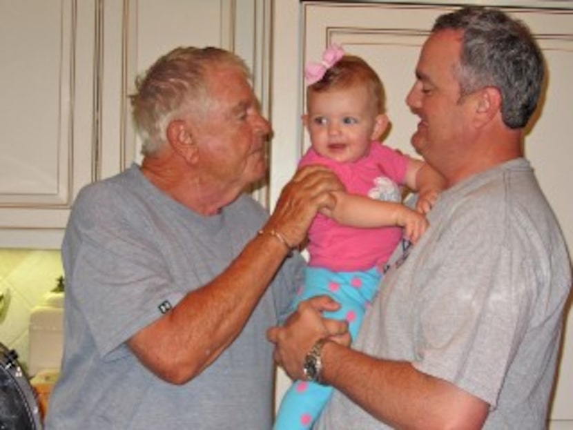 Spike and Sonny Dykes with Sonny's daughter, Charlie