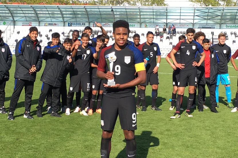 Weston McKennie is named Player of the Tournament after US U-19s defeat Russia to win the...