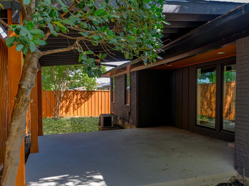 Covered patio