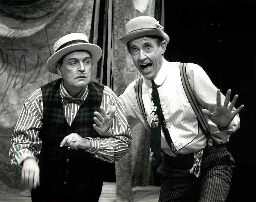 
Jac Alder (left) and Jerry Haynes in a production of THE FANTASTICKS.
