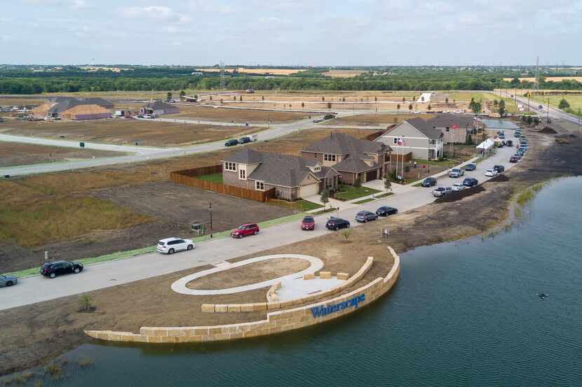 The first phase of 275 houses is under development in the Waterscape community in Royce City.