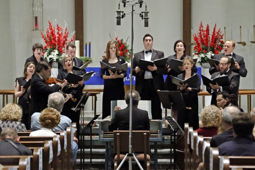 The Dallas Bach Society presented "A Baroque Christmas" at Our Redeemer Lutheran Church in...