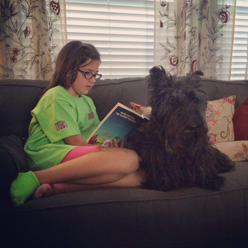 Katie Damm and Margie the Scottish terrier