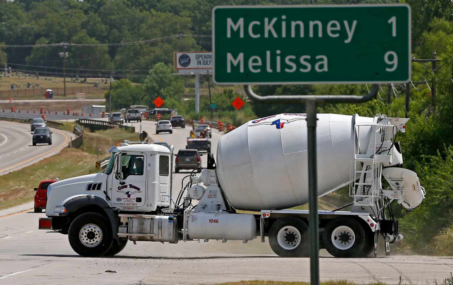 Concrete plants are fairly common in booming cities like McKinney that have a high demand...