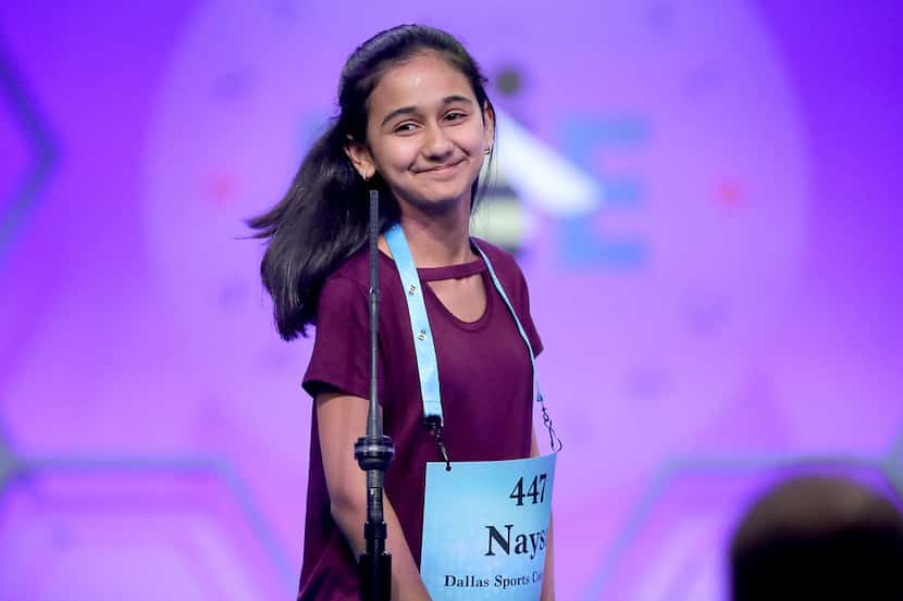 Naysa Modi, an eighth-grader from Reynolds Middle School in Prosper, is competing in her...