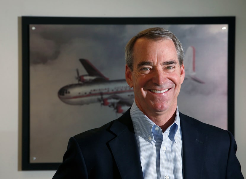 Tom Horton poses for a portrait in his office in Dallas on Feb. 4, 2019. Horton is now the...