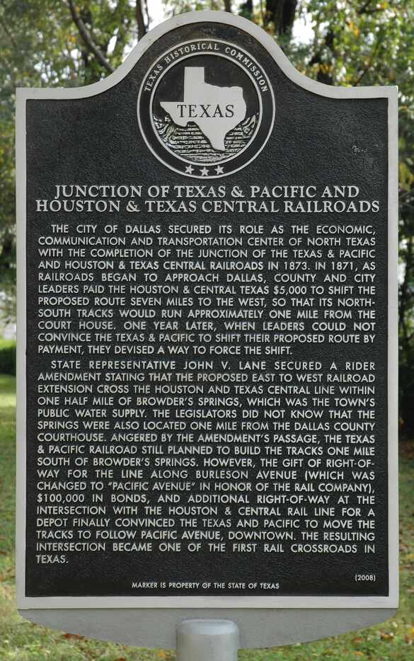 If you see this plaque, call the Texas Historic Commission. Or the cops.