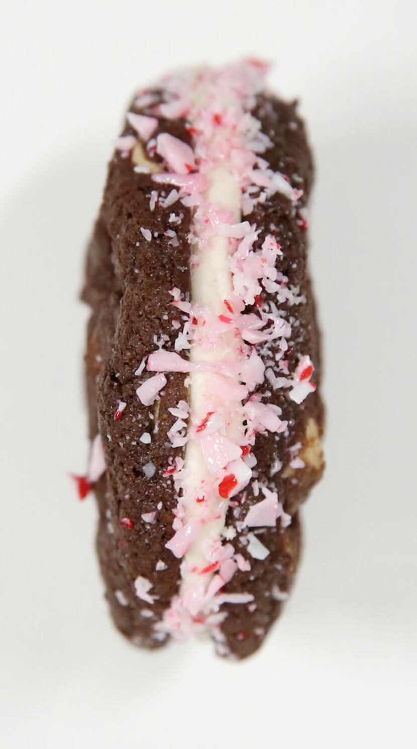 Sarah Coffey earned second place in the Boozy category for her Spiked Peppermint Mocha Sammies.