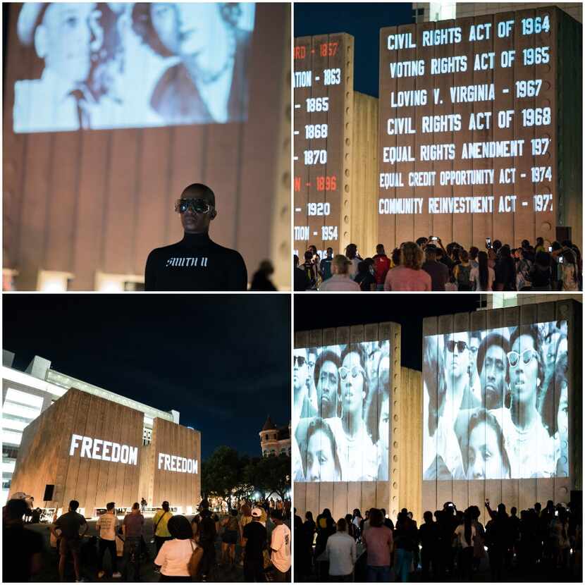 The Freedom Pt. II event on Friday night June 12 at JFK Memorial Plaza including 3D...